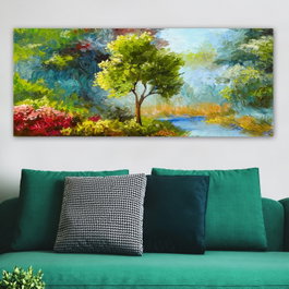 Wallity Lienzo Decorativo Multicolor 50 x 120 cm